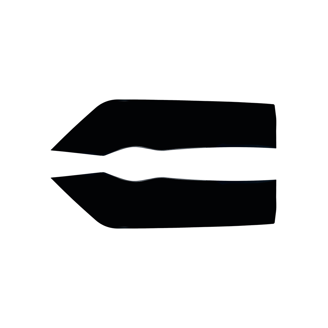 AMP-Z Rear Side Splitter Sticker For BMW X3 G45 M Sport 2025+