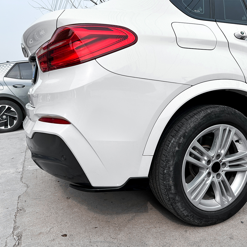 AMP-Z Rear Side Splitter Sticker For BMW X4 F26 M Sport 2014-2018