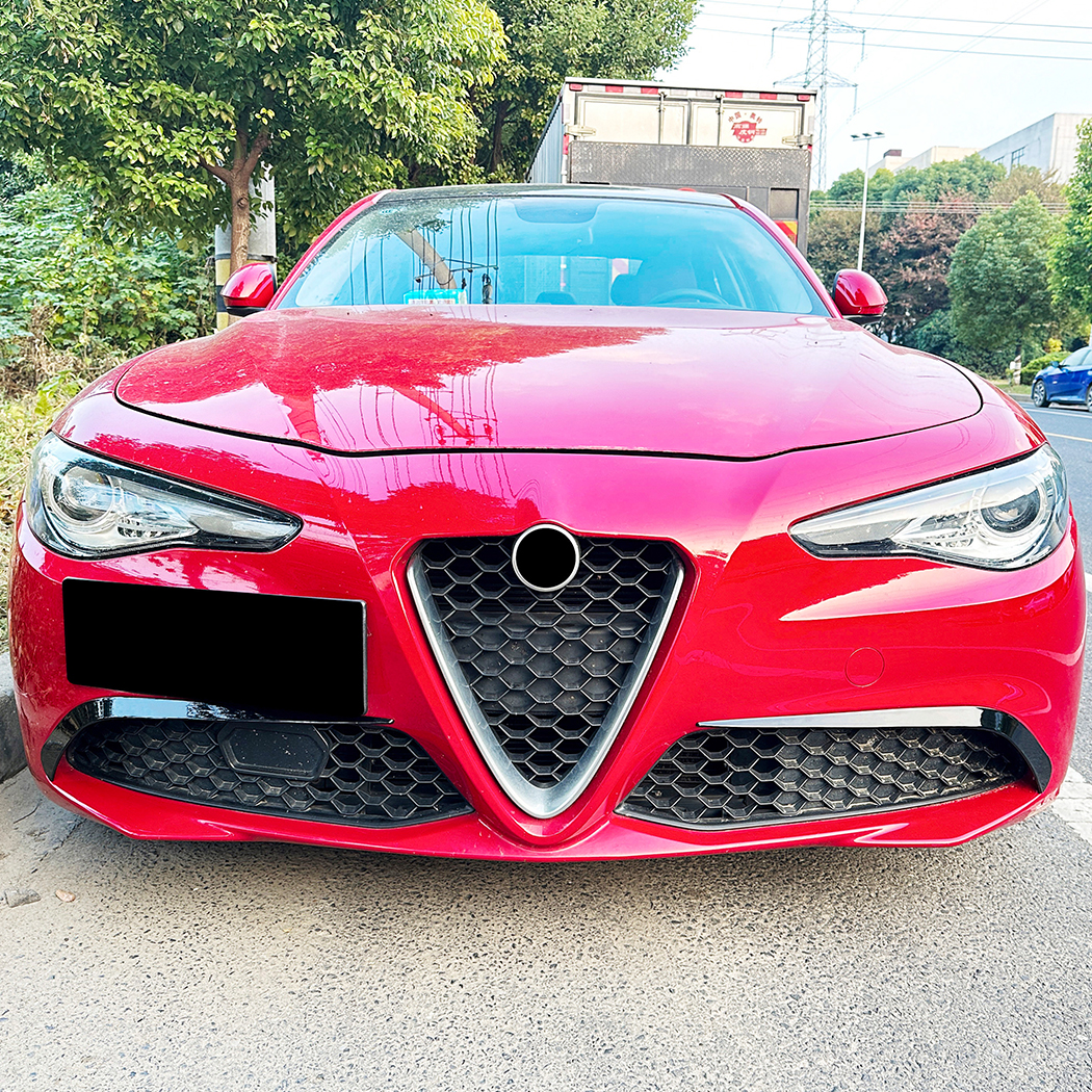 AMP-Z Front Bumper Fins Spoiler Canards For Alfa Romeo Giulia Standard 2015-2022