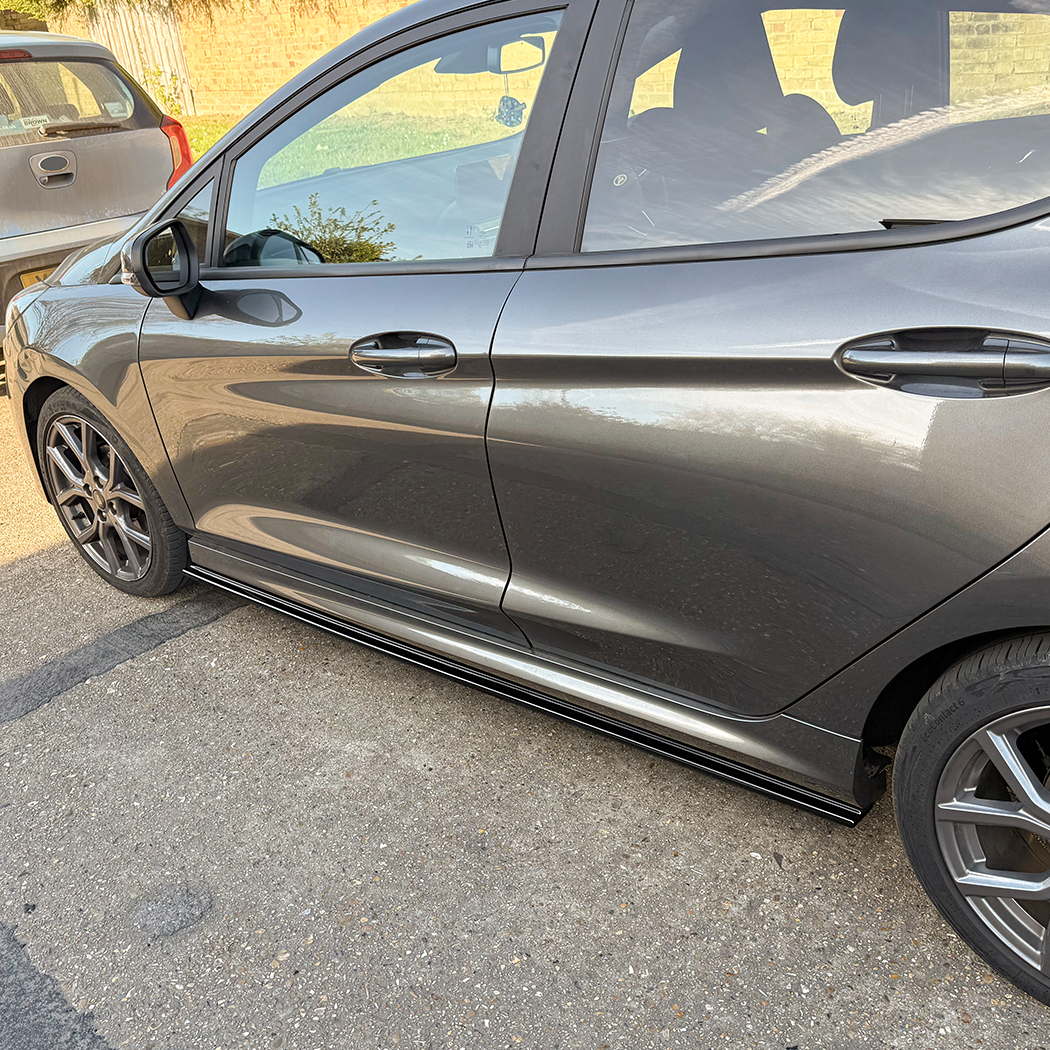 AMP-Z Side Skirt Rocker Panel Splitter Lip For Ford Fiesta MK8 ST Line 2018+