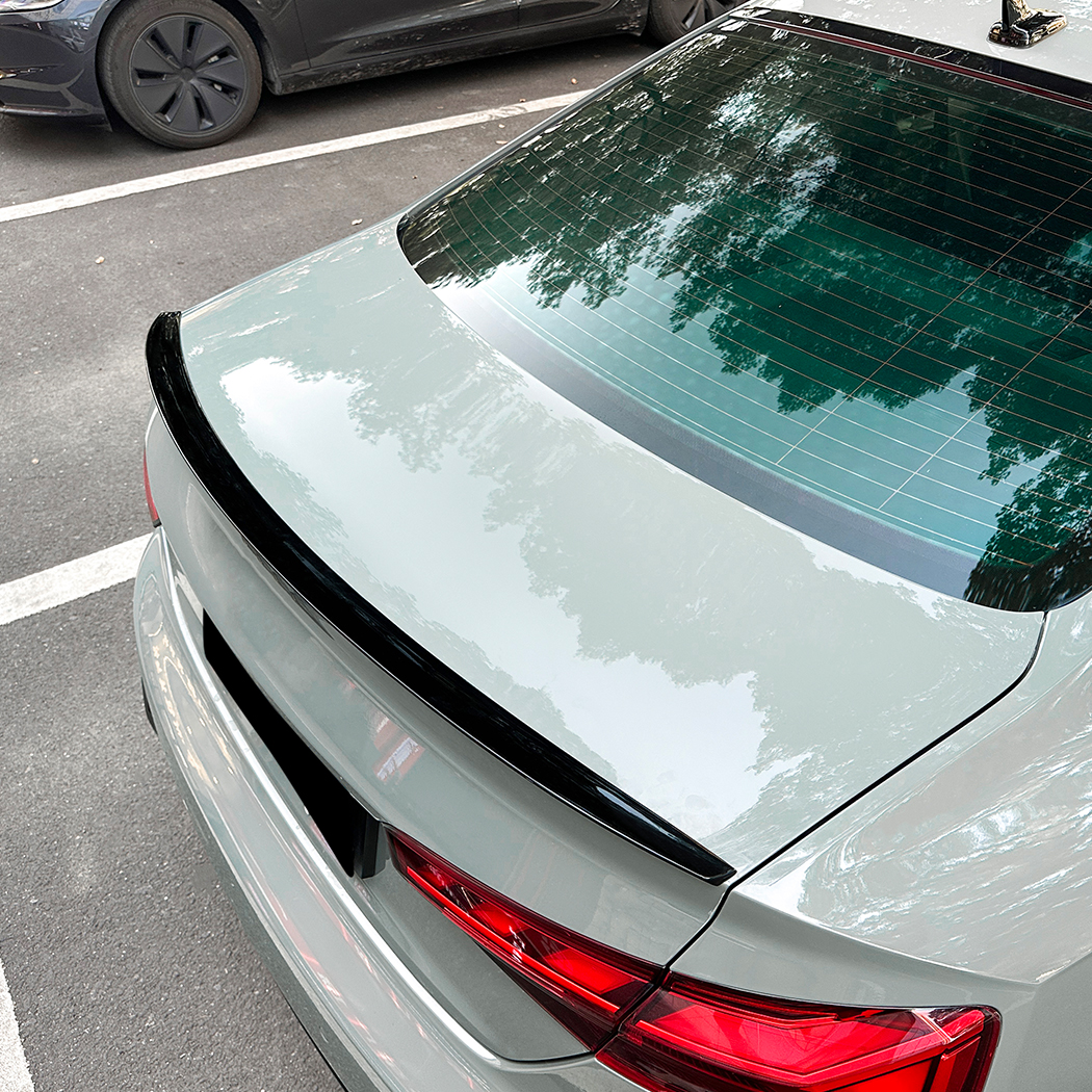 AMP-Z Rear Wing Spoiler Black For Audi A5 F5 Coupe 2017-2024