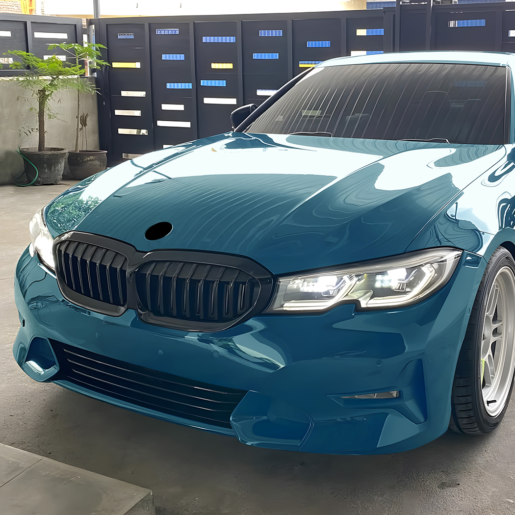 AMP-Z Front Bumper Grille Grill For BMW 3 Series G20 Pre-facelift Single Line 2019-2022