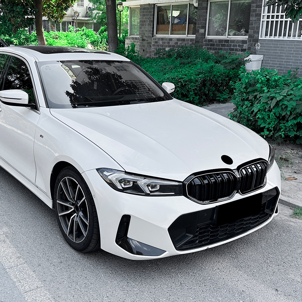 AMP-Z Front Bumper Grille Grill Black For BMW 3 Series G20 G21 LCI 2023+