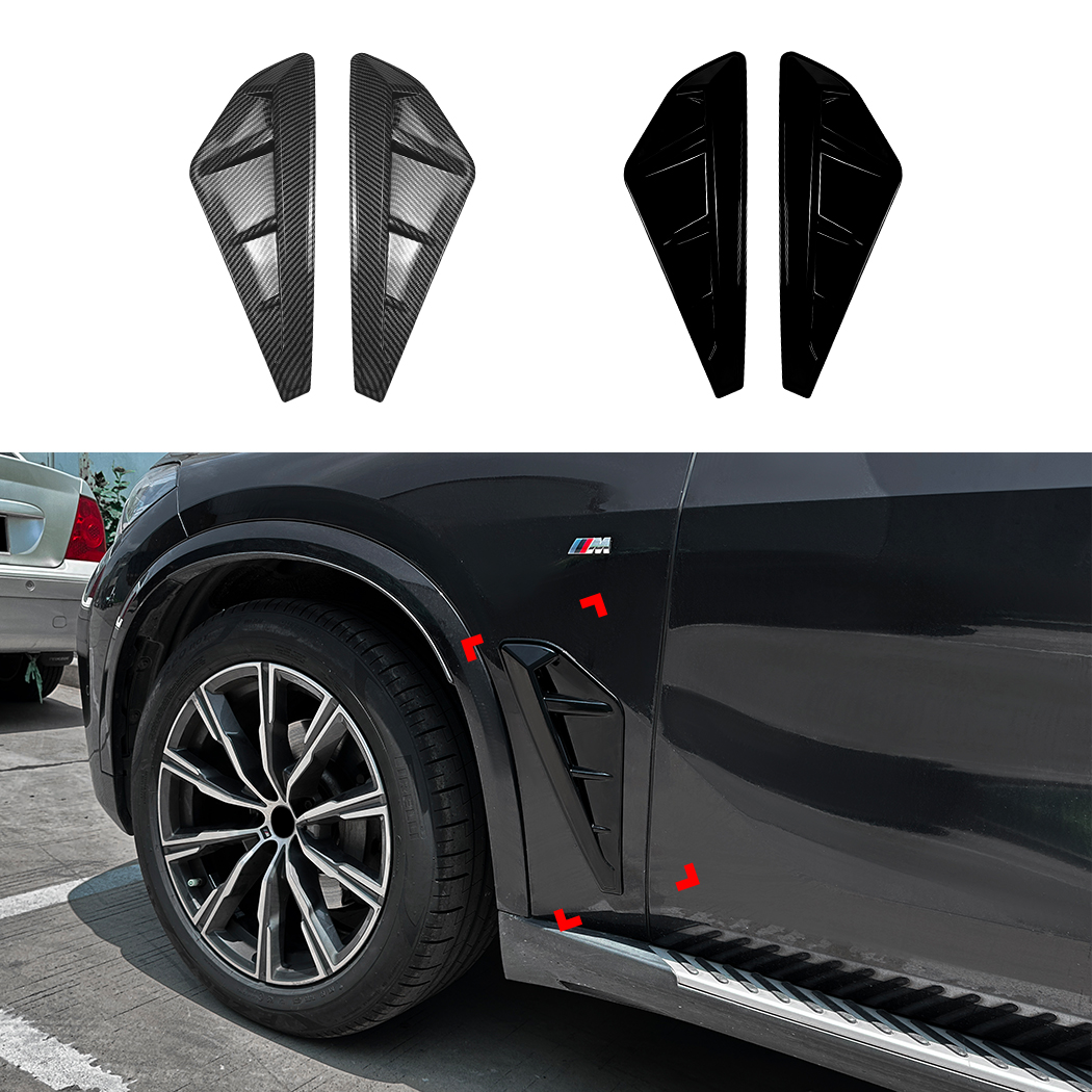 AMP-Z Fender Cover Trim Scoop Sticker For BMW X5 G05 Pre-Facelift M Sport 2019-2022