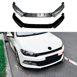AMP-Z Front Bumper Lip Spiltter For VW Volkswagen Scirocco MK3 Pre-Facelift Rline GTS 2008-2014
