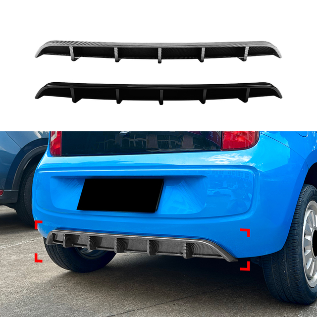 AMP-Z achterbumperspoilerlip voor VW Volkswagen UP 2011-2015