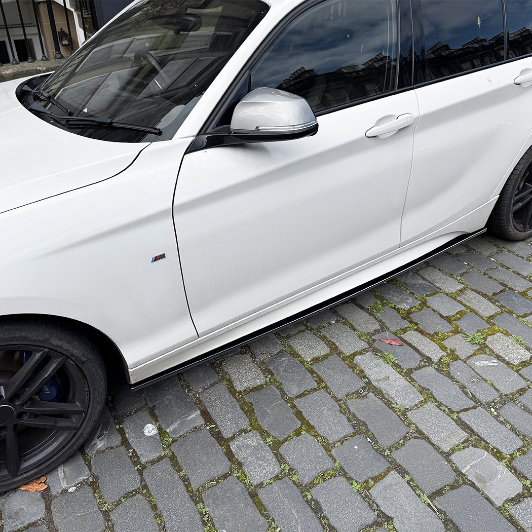 AMP-Z Side Skirt Rocker Panel Splitter Lip For BMW 1 Series F20 F21 M Sport 2011-2019