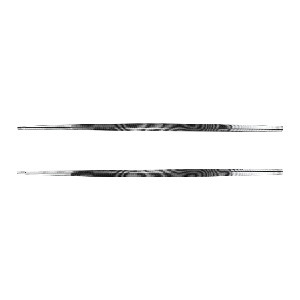 AMP-Z Side Skirt Rocker Panel Splitter Lip For BMW 2 Series F22 F23 M Sport 2014-2019