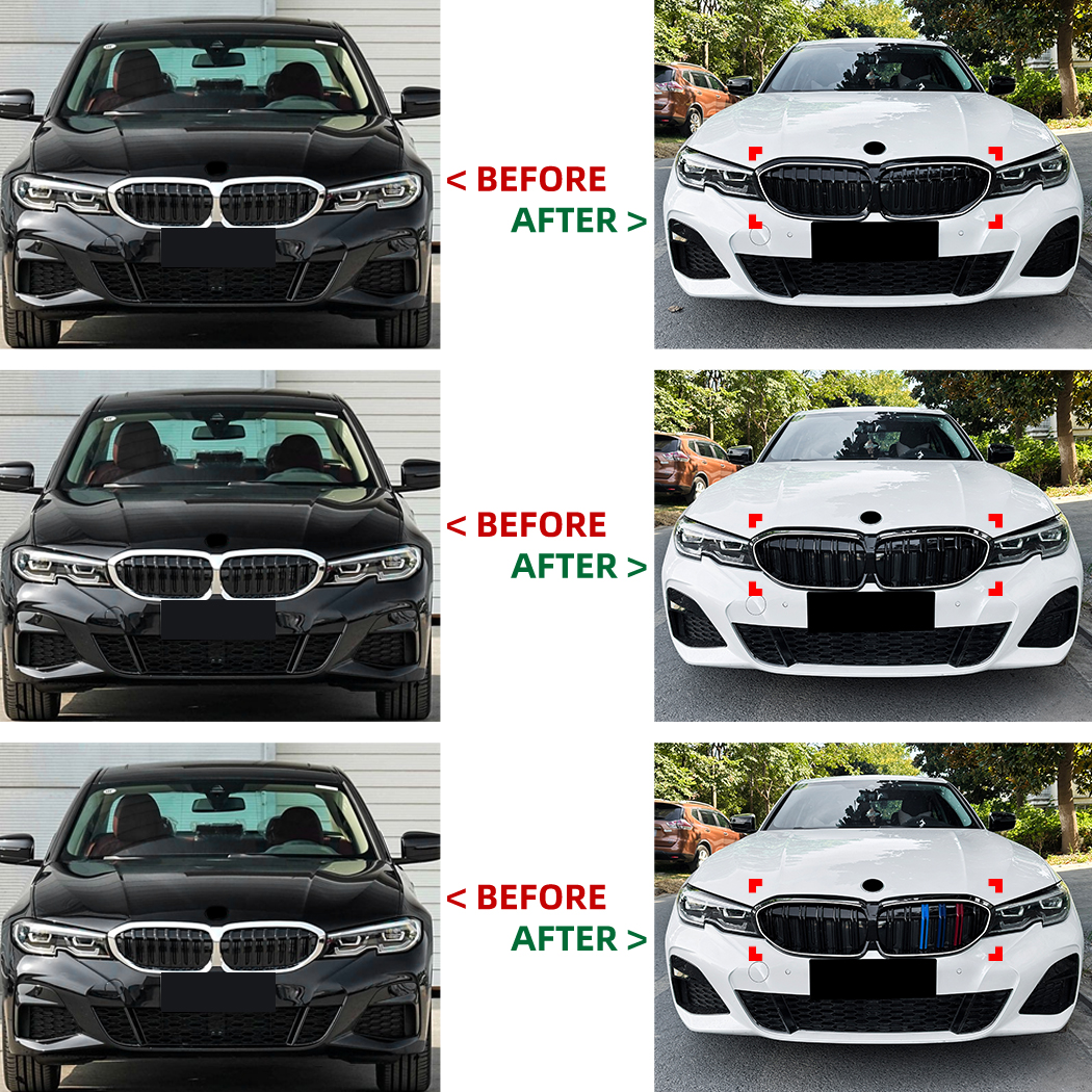 Front Bumper Grille Grill For BMW 3 Series G20 G21 Pre-facelift 2019-202