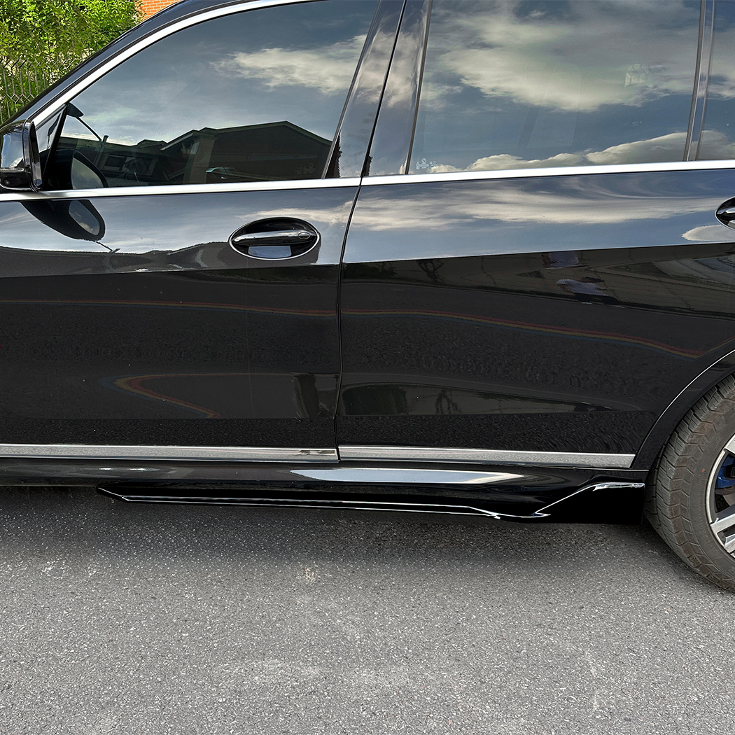 AMP-Z Side Skirt Rocker Panel Splitter Lip For BMW X7 G07 LCI M Sport 2019+