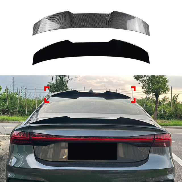AMP-Z Rear Roof Wing Spoiler For Audi A7 S7 C8 2019+