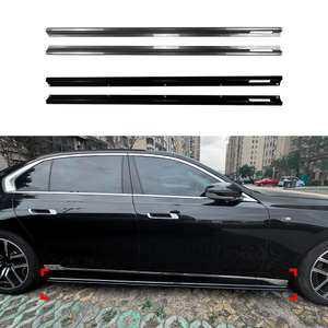 AMP-Z Side Skirt Rocker Panel Splitter Lip For BMW 7 Series i7 G70 G73 M Sport 2023+