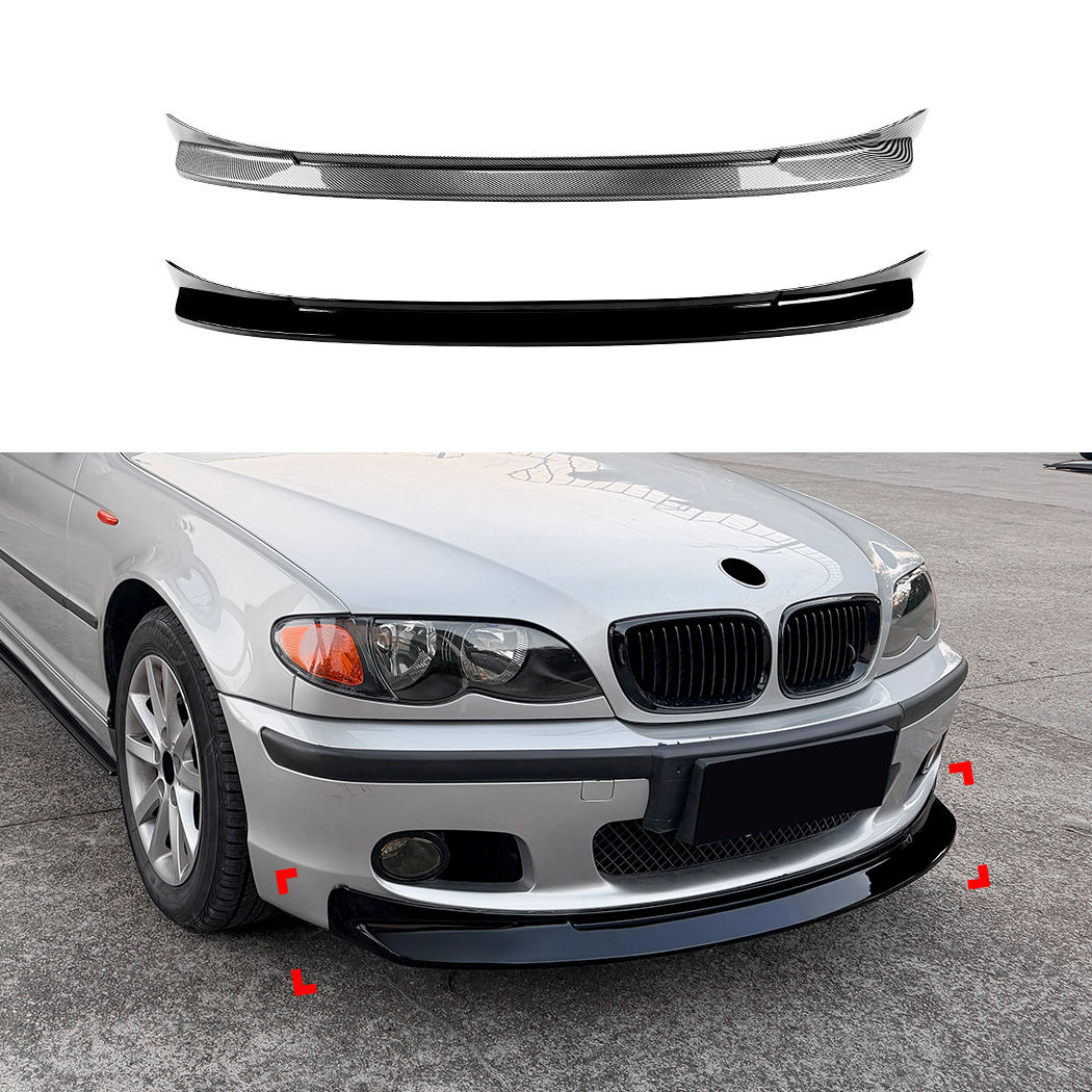 AMP-Z Front Bumper Lip Splitter For BMW 3 Series E46 M Sport 2-Doors/4-Doors 1998-2005