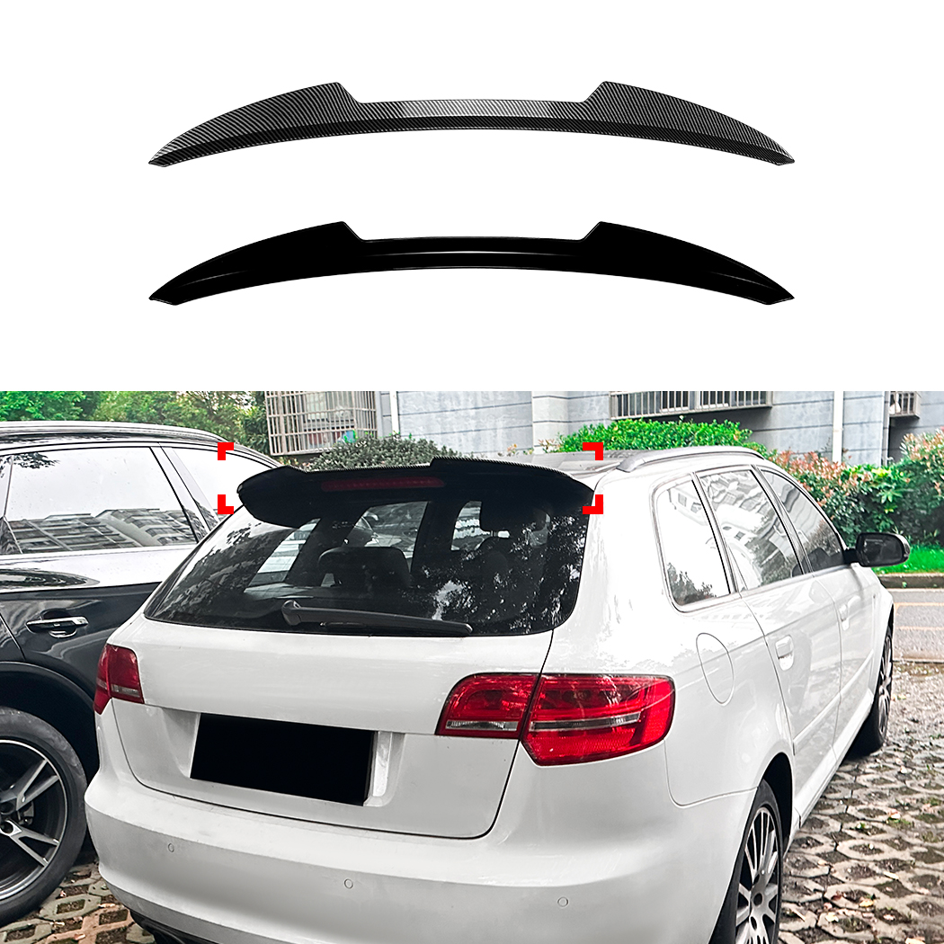 AMP-Z Rear Roof Wing Spoiler For Audi A3 8P Sline 5-Doors 2004-2013