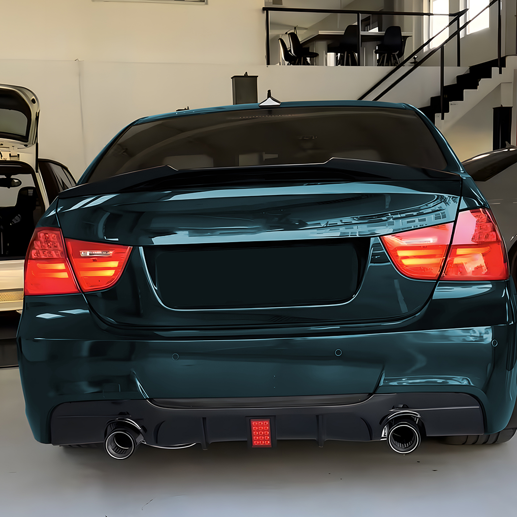 AMP-Z Rear Bumper Spoiler Lip For BMW 3 Series E90 E91 M Sport 2005-2012