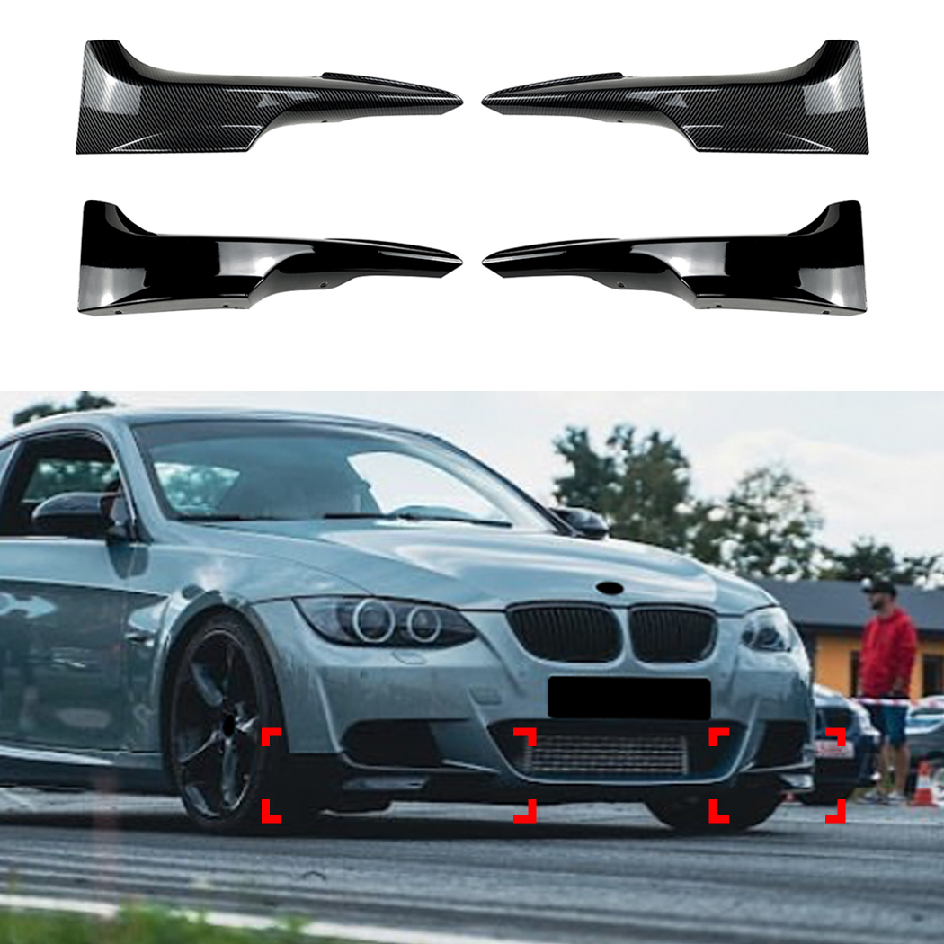 AMP-Z Front Side Splitter Sticker For BMW 3 Serise E92 E93 Pre-Facelift M-Tech 2004-2008