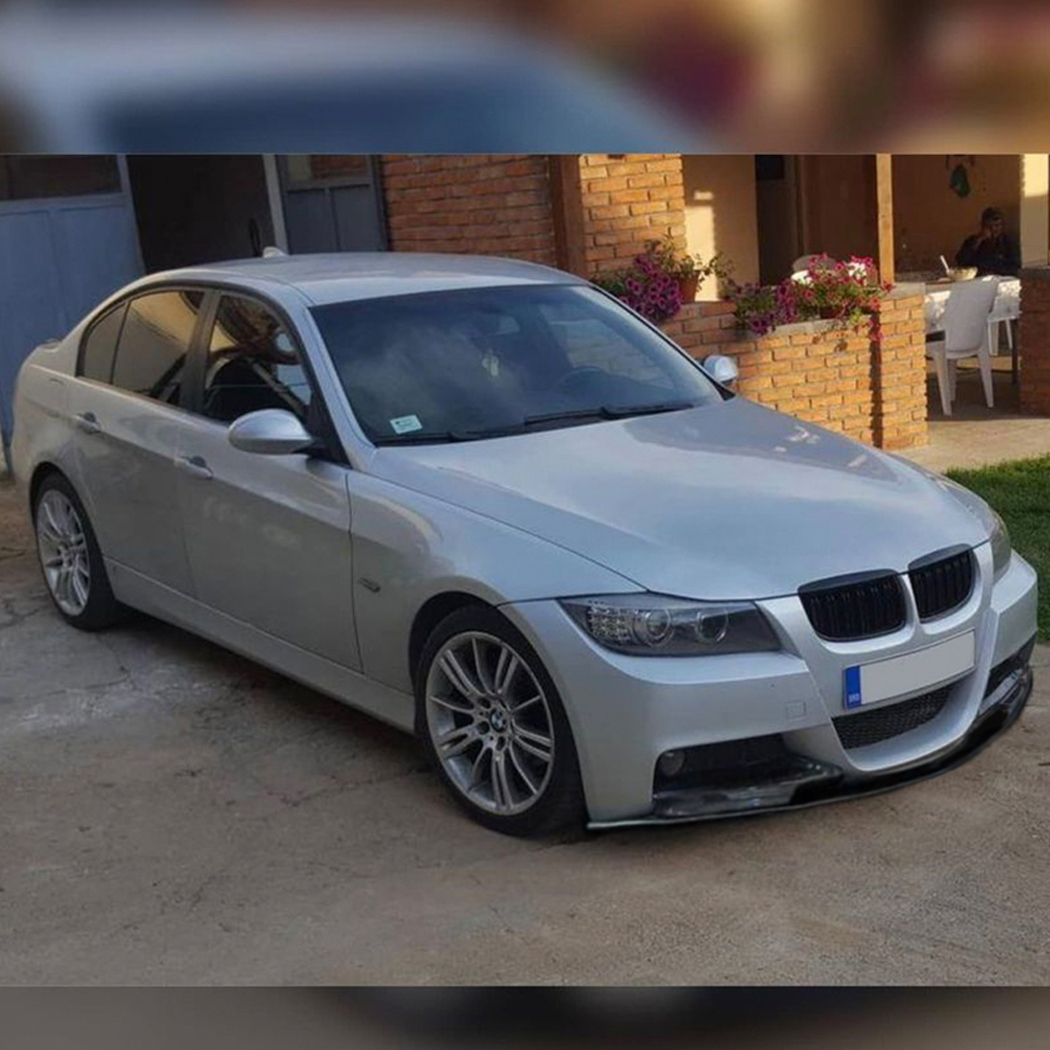 AMP-Z Front Bumper Lip Spiltter For BMW 3 Series E90 M-Tech 2005-2008