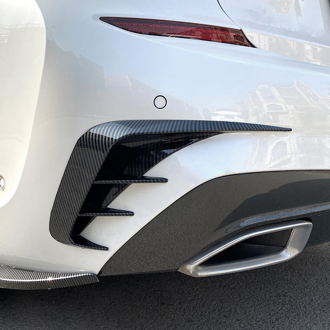 AMP-Z Rear Bumper Fins Spoiler Canards For BMW 3 Series G20 2019-2022