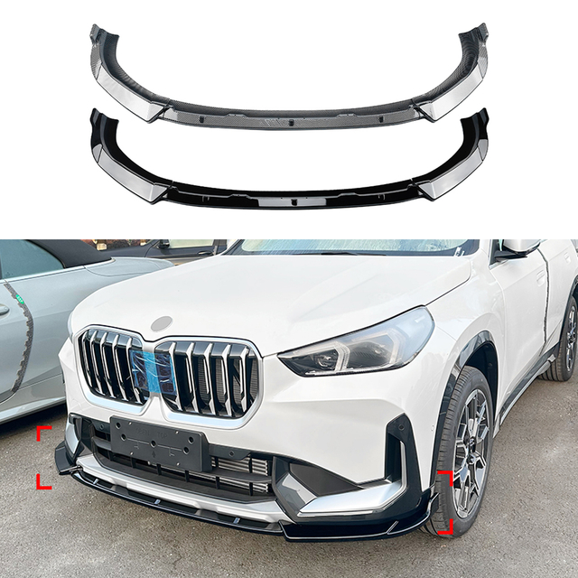AMP-Z الأمامي الشفاه الشفاه spiltter لـ BMW X1 U11 القياسي 2023+