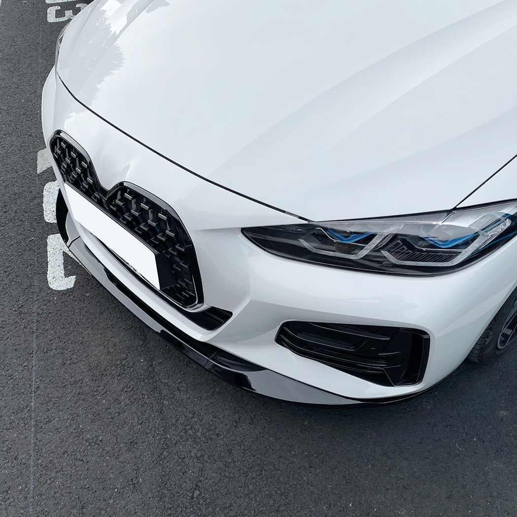 AMP-Z Front Bumper Lip Spiltter For BMW 4 Series G22 G23 G26 M Sport 2020+