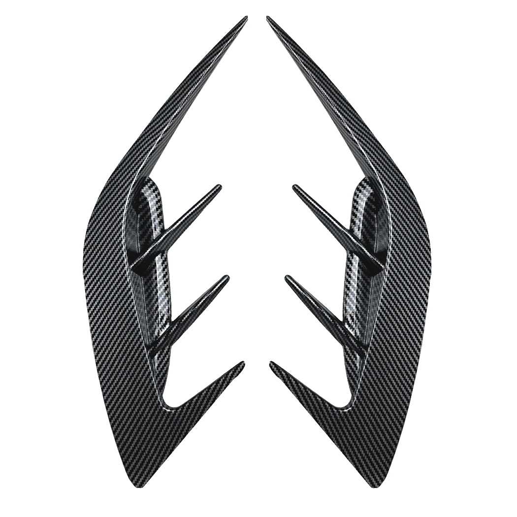 AMP-Z Rear Bumper Fins Spoiler Canards For Kia Stinger 2018+