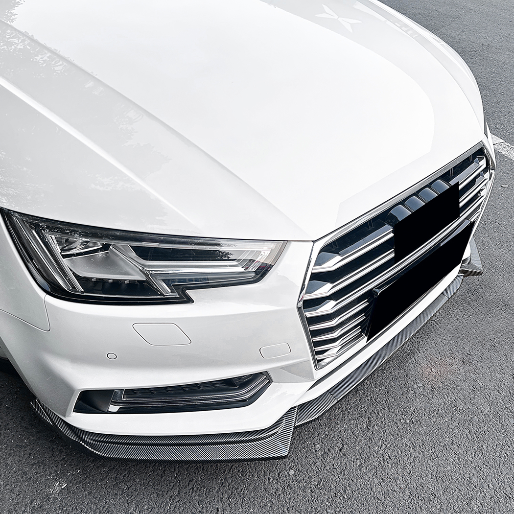 AMP-Z Front Bumper Lip Spiltter For Audi A4 Sline S4 B9 2017-2019