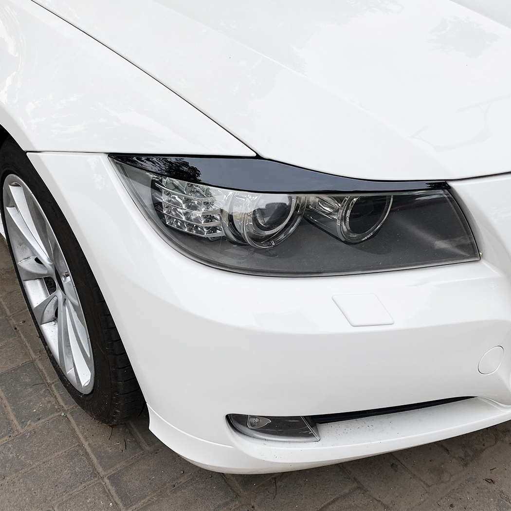 AMP-Z Headlight Eyebrows Eyelids Sticker For BMW 3 Series E90 E91 2005-2012
