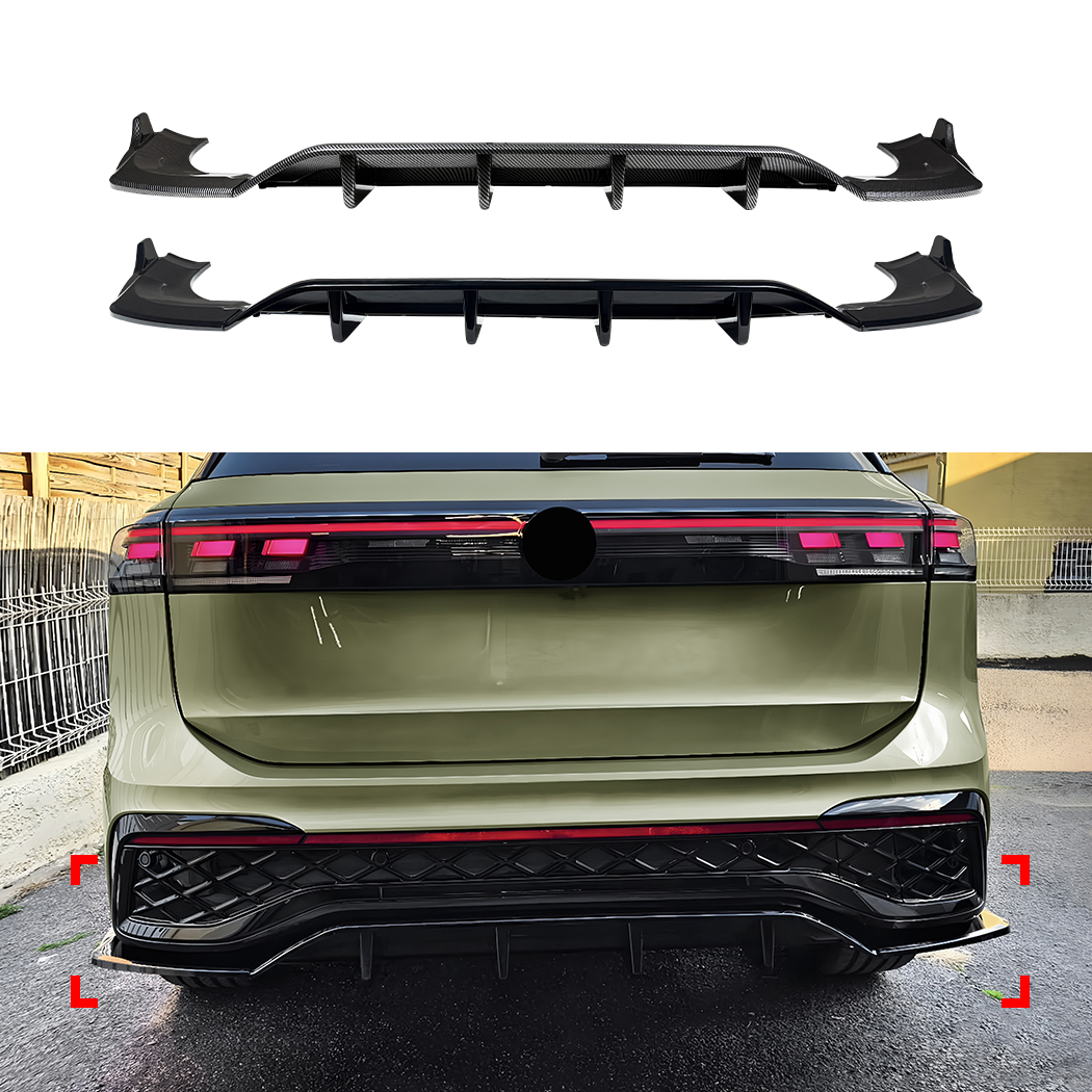 AMP-Z Rear Bumper Spoiler Lip For VW Volkswagen Tiguan MK3 Rline