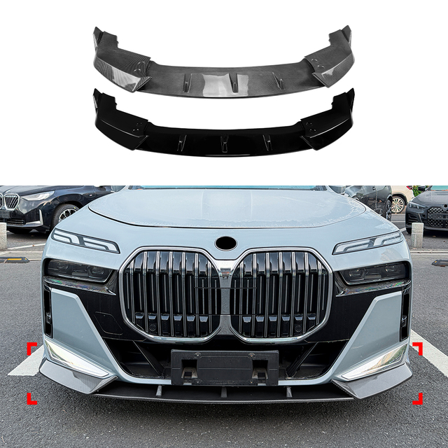AMP-Z Front Bumper Lip Splitter For BMW 7 Series i7 G70 G73 2023+