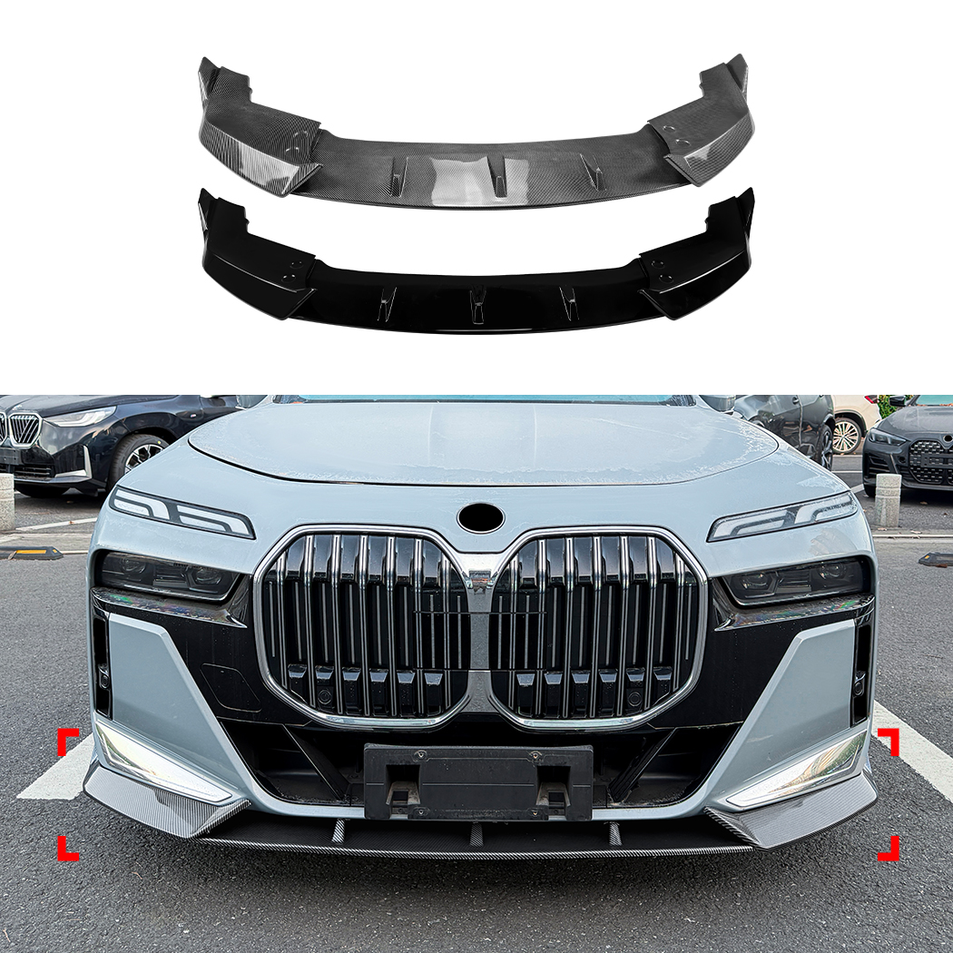 AMP-Z Front Bumper Lip Splitter For BMW 7 Series i7 G70 G73 2023+