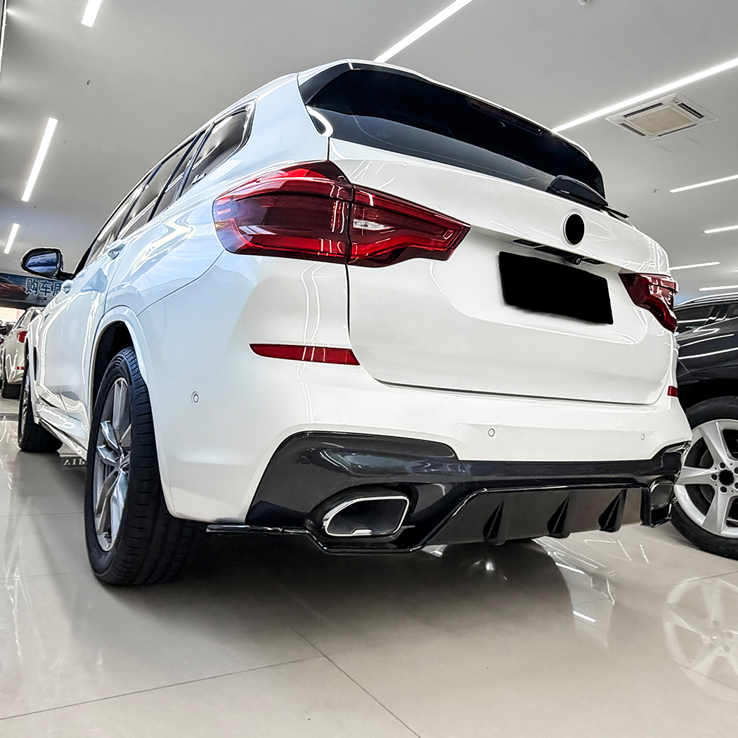 AMP-Z Rear Bumper Spoiler Lip For BMW X3 G01 Pre-facelift 2018-2021