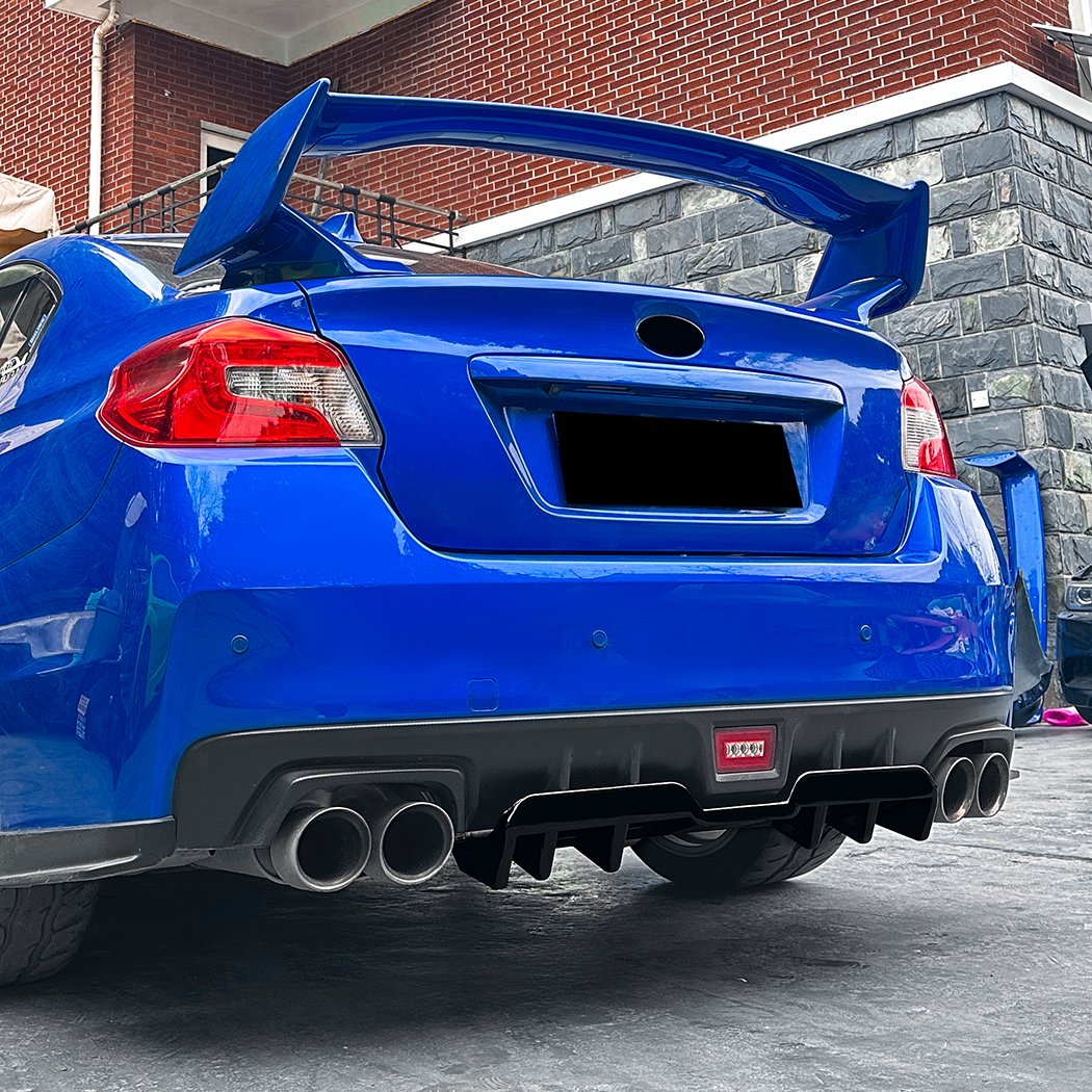 AMP-Z Rear Bumper Spoiler Lip For Subaru WRX STI VA 2015-2021