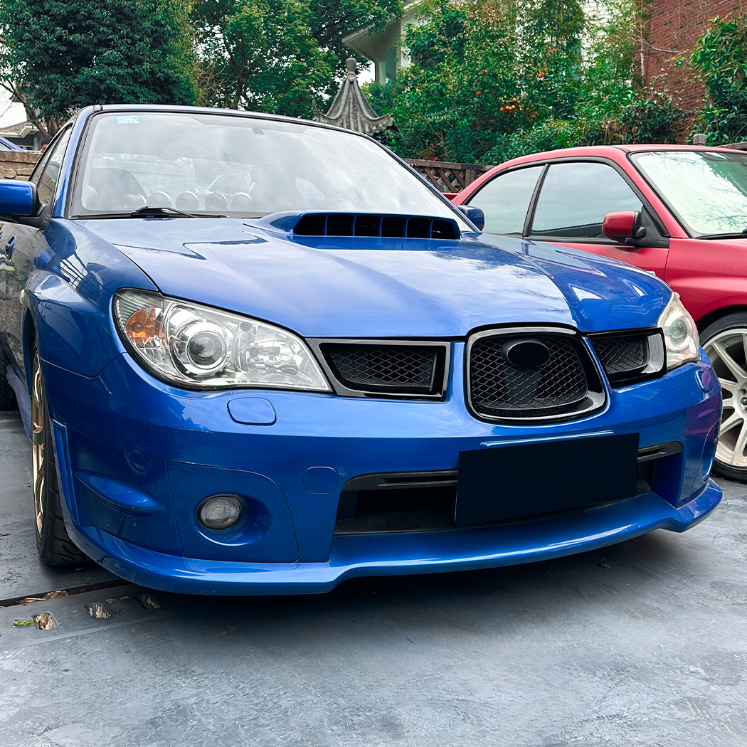 AMP-Z Front Bumper Grille Grill For Subaru Impreza WRX STI 2006-2007