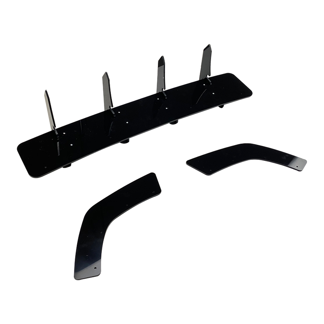 AMP-Z Rear Bumper Spoiler Diffuser Valance Lip For Hyundai I30N Facelift 2020+