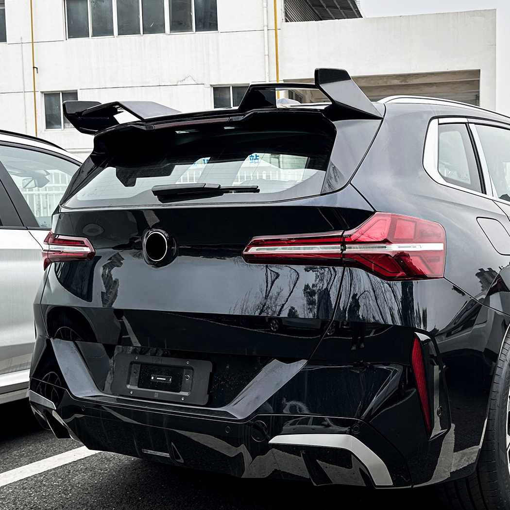 AMP-Z Rear Roof Wing Spoiler Black For BMW X3 G45 2025+