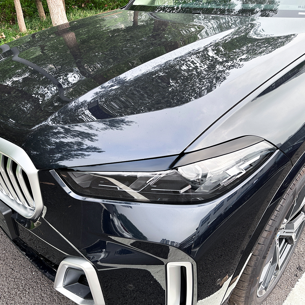 AMP-Z Headlight Eyebrows Eyelids Sticker For BMW X5 X6 G05 G06 2023+