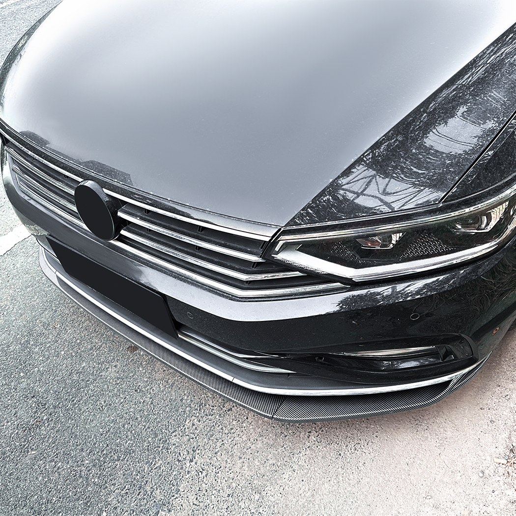 AMP-Z Front Bumper Lip Spiltter For VW Volkswagen Passat B8.5 Standard 2020-2023