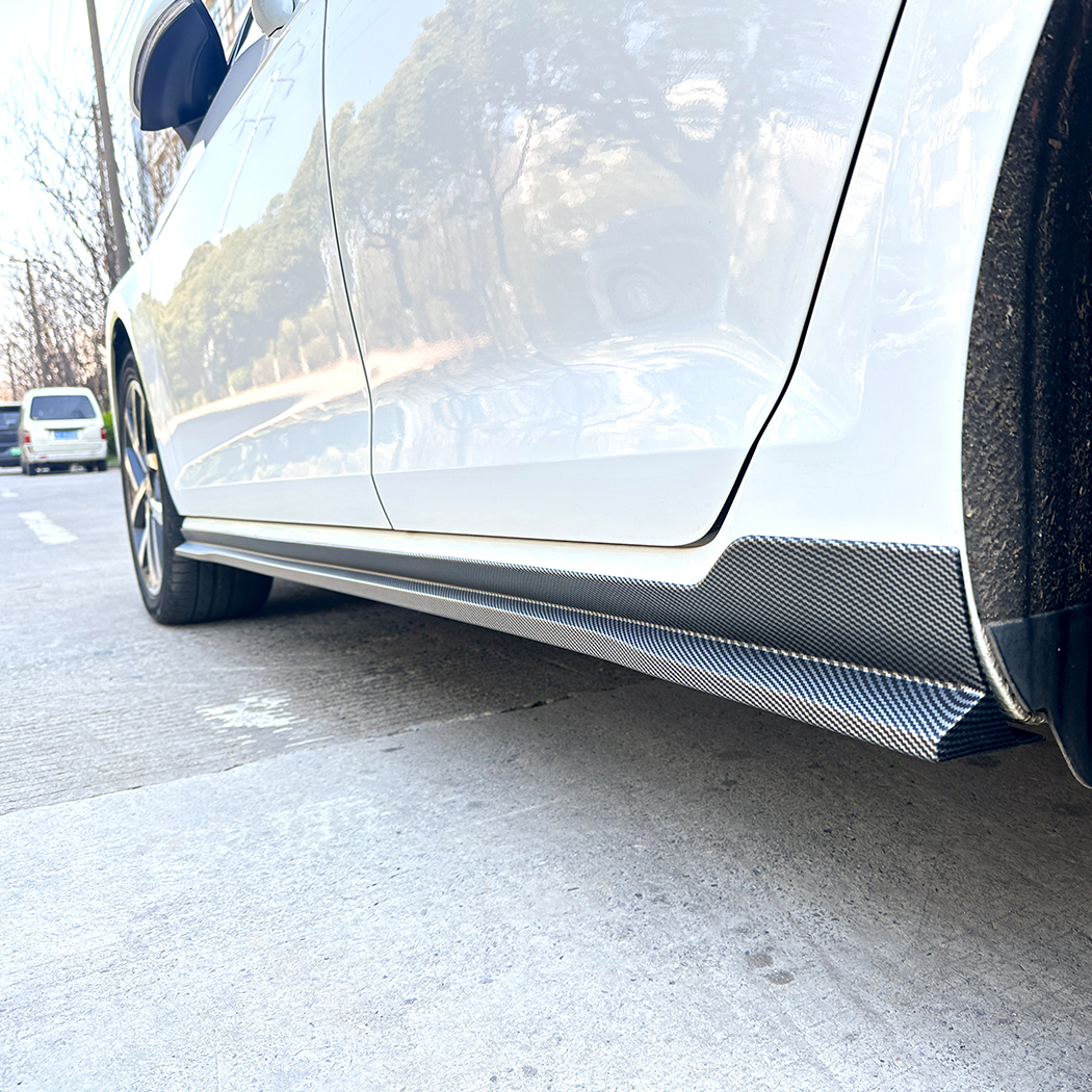 AMP-Z Side Skirt Rocker Panel Splitter Lip For VW Volkswagen Golf MK7 7.5 2013-2016
