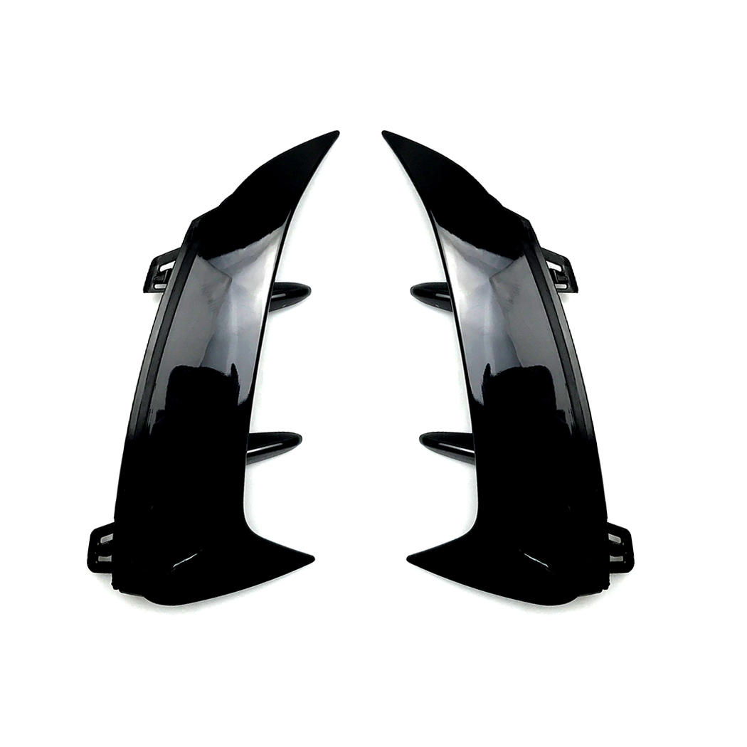 AMP-Z Rear Bumper Fins Spoiler Canards For Mercedes Benz A Class W177 Sedan AMG Line 2018+