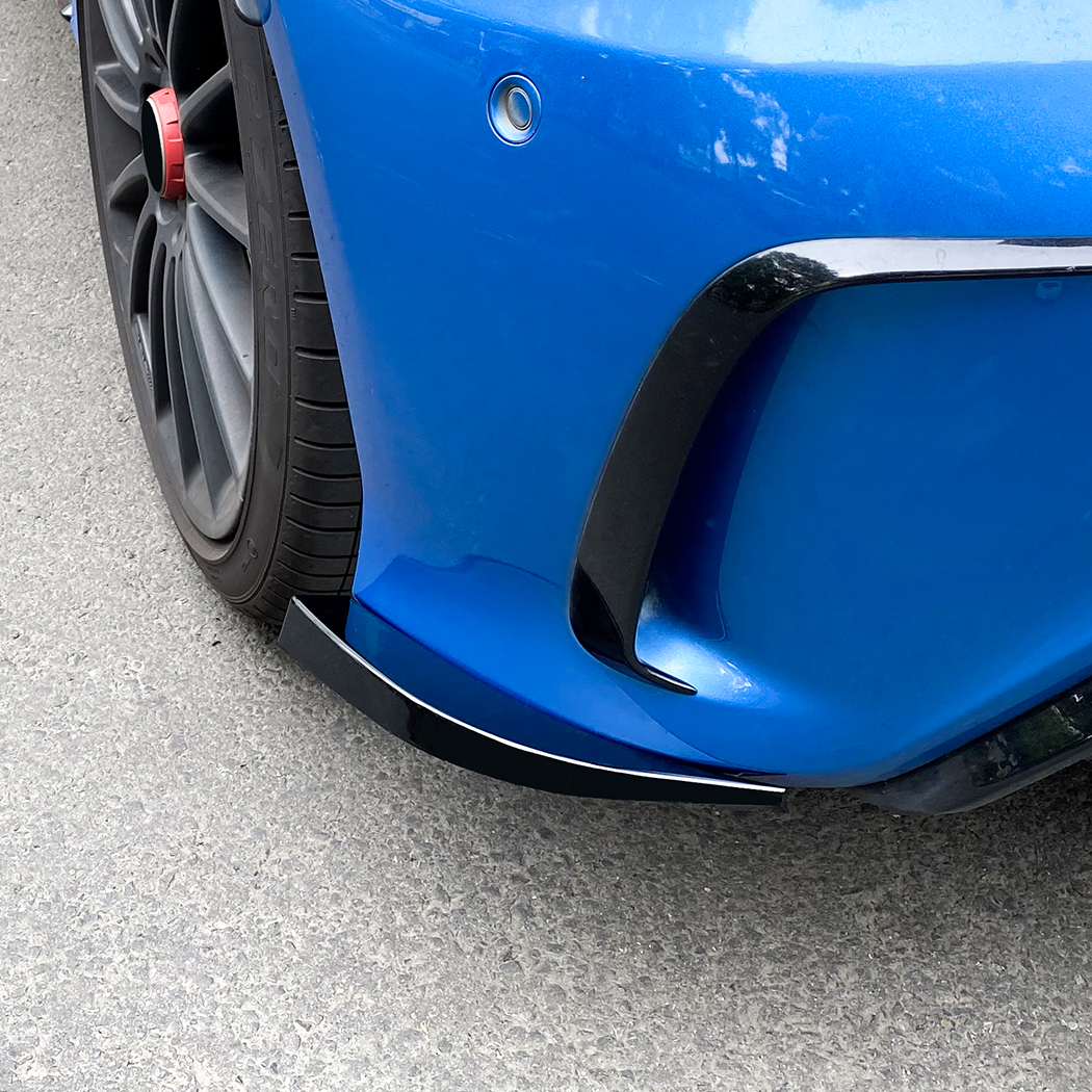 AMP-Z Rear Side Splitter Sticker For Mercedes Benz A Class W176 AMG Line 2013-2018