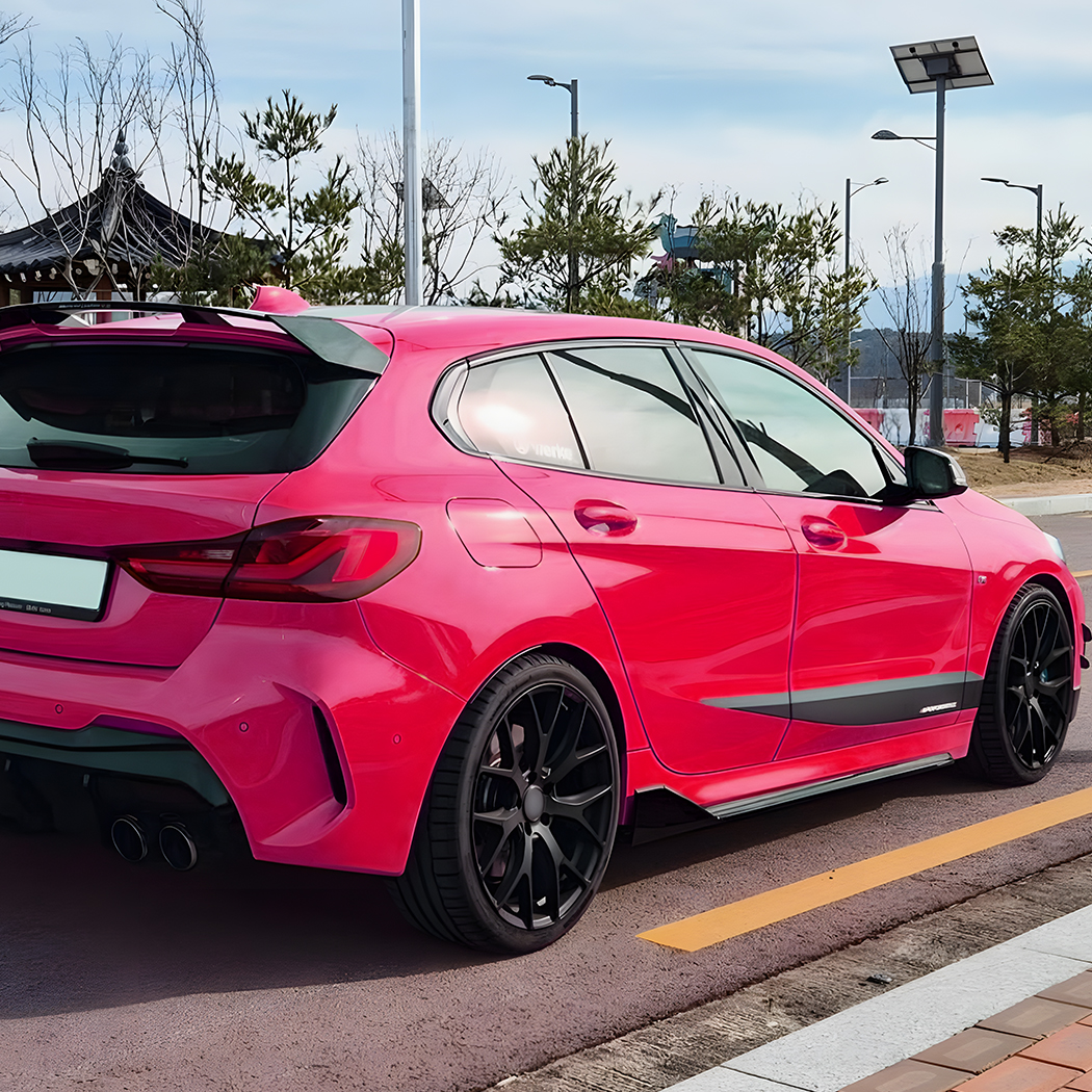 AMP-Z Side Skirt Rocker Panel Splitter Lip For BMW 1 Series F40 M Sport 2019-2024