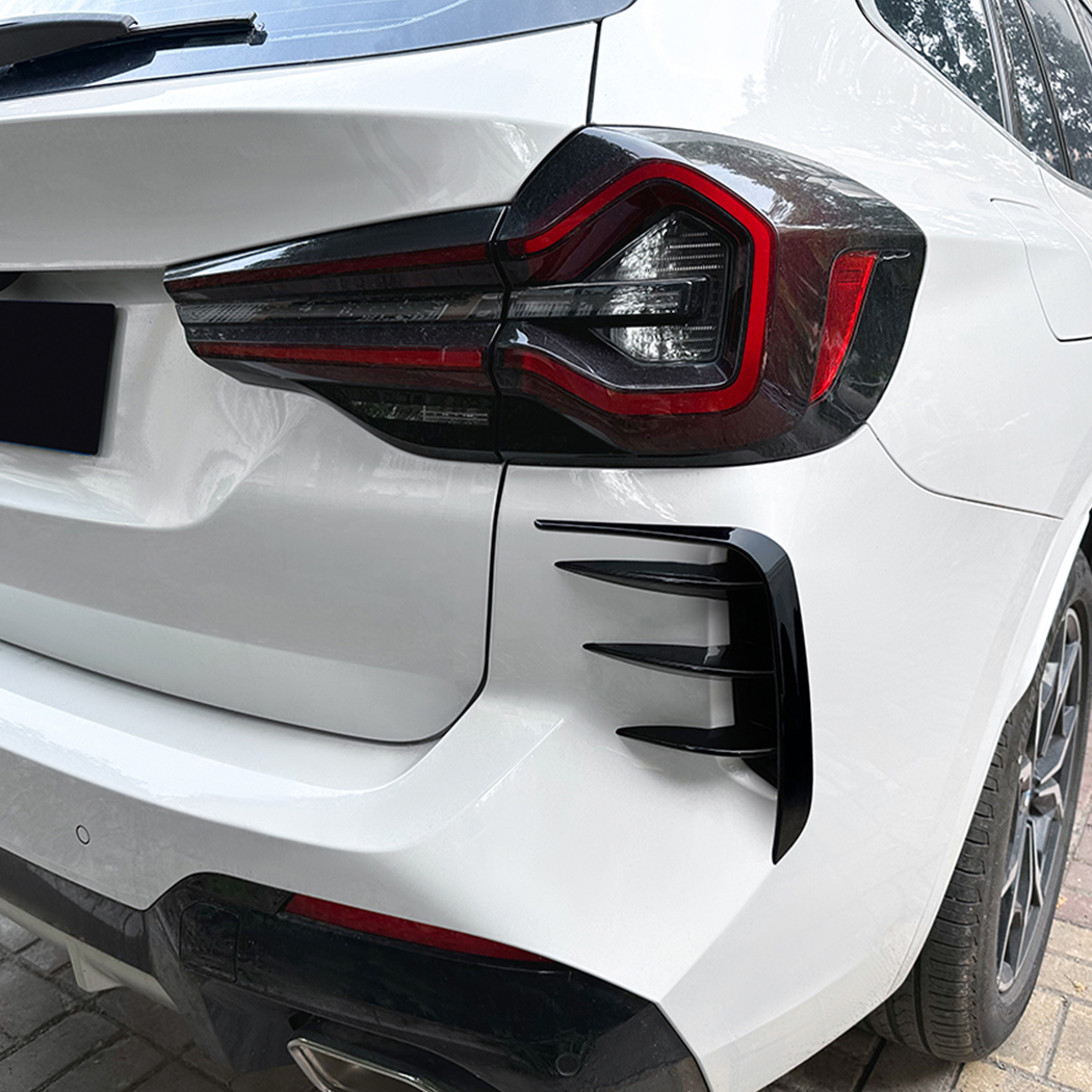 AMP-Z Rear Bumper Fins Spoiler Canards For BMW X3 G01 2022+
