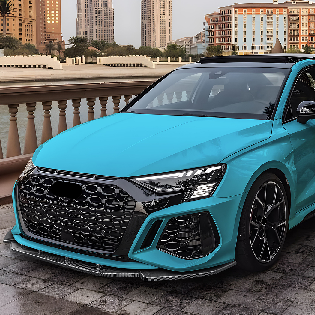 AMP-Z Front Bumper Lip Spiltter For Audi RS3 8Y Pre-Facelift 2021-2024