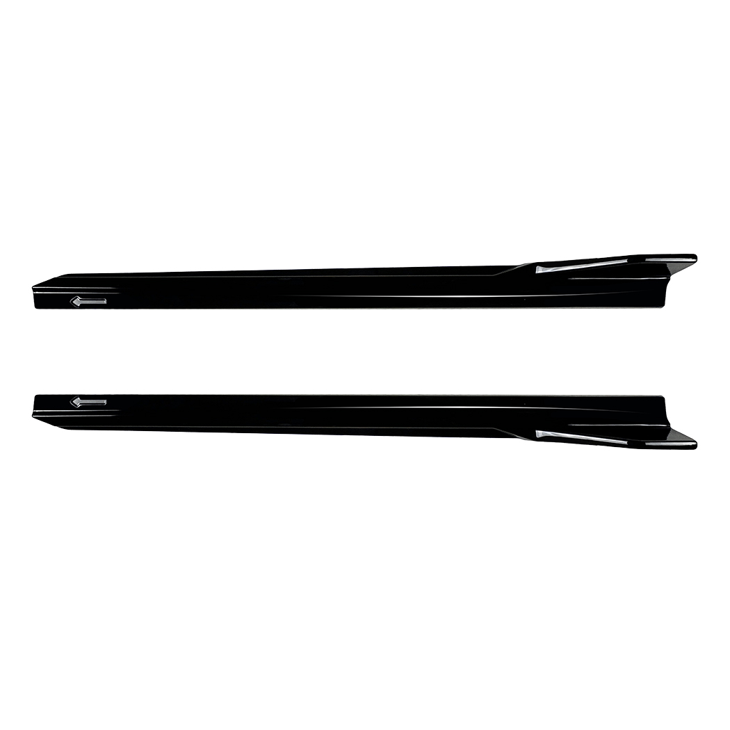 AMP-Z Side Skirt Rocker Panel Splitter Lip For BMW X3 G01 X4 G02 M Sport 2018-2024