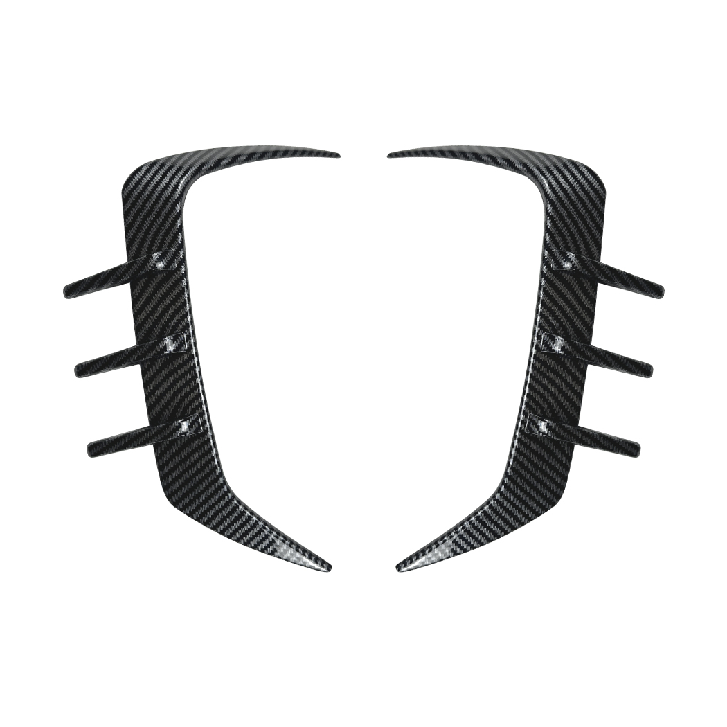AMP-Z Rear Bumper Fins Spoiler Canards For BMW 5 Series G60 M Sport 2024+