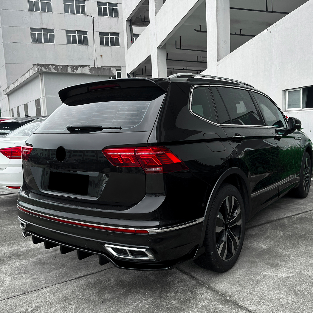 AMP-Z Rear Bumper Spoiler Lip For VW Volkswagen Tiguan MK2.5 Rline 2021-2023