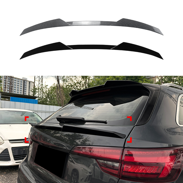 Spoiler de asa traseira AMP-Z para Audi A4 B9 Avant 2019-2024