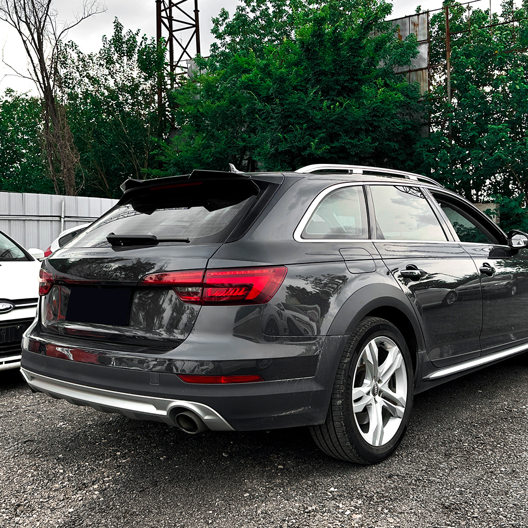 AMP-Z Rear Roof Wing Spoiler For Audi A4 B9 Avant Sline 2017-2024