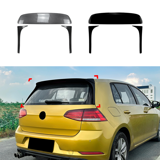 Spoiler de asa do teto traseiro AMP-Z para VW Volkswagen Golf MK7 7,5 gti r 2013-2019