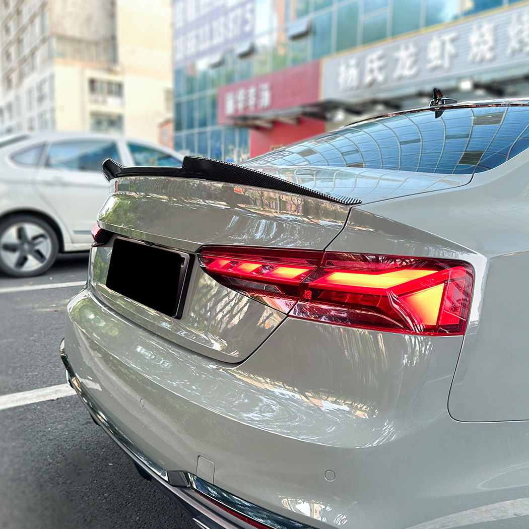 AMP-Z Rear Wing Spoiler For Audi A5 F5 Coupe 2-doors 2017-2024